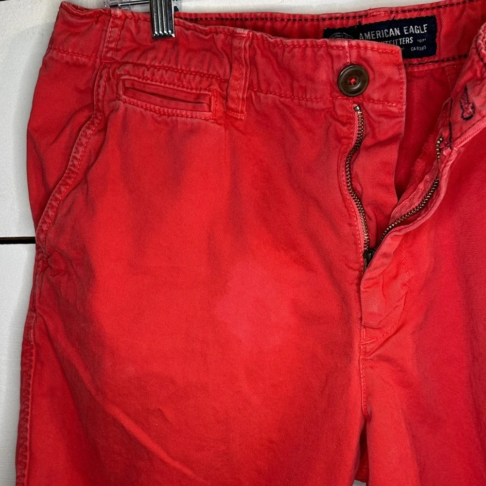 American Eagle Outfitters Classic Fit Red Men's Shorts
